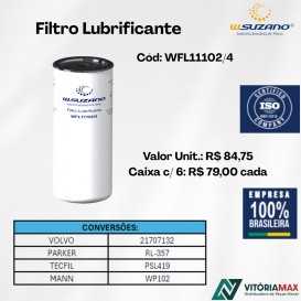 Filtro Lubrificante Caminhões Volvo | Alta Eficiência