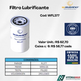 Filtro Lubrificante Vw, Iveco, Ford, Case, New Holland
