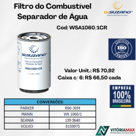 Filtro De Combustível Separador De Água SCANIA/VOLVO